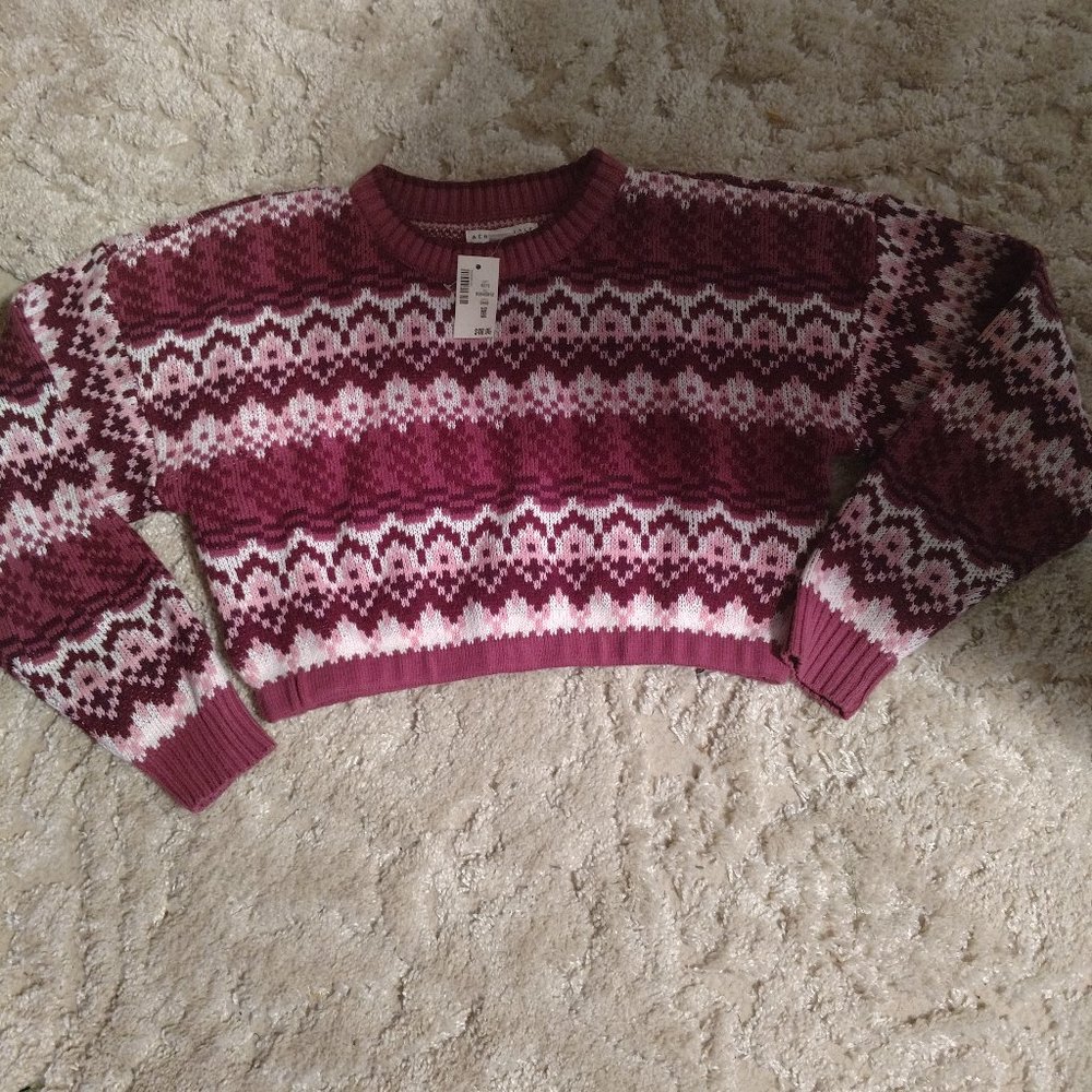 Crop sweater